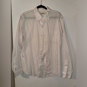 White Buck Mason “The Perfect Oxford” Button Down Shirt - Large